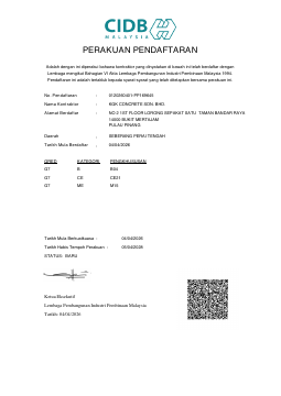 CIDB Registration — PDF
